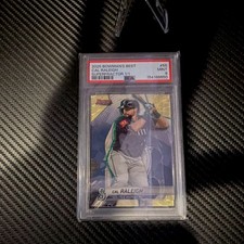 Marketplace image: Topps 2025 Bowman's Best Cal Raleigh #55 SuperFractor 1/1 PSA 9 Mariners