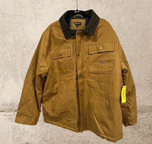 Stanley Men's Brown Workwear Jacket Size XL - product listing photo