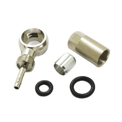 Silver Hydraulic Cable End Banjo Set Hose connector For SRAM LEVEL RED HRD