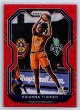 2021 Panini Prizm WNBA Brianna Turner Ruby Wave Prizm SP #25 Phoenix Mercury