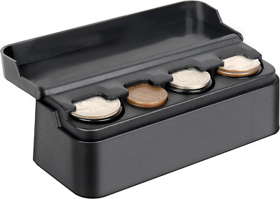 Coin Holder for Car, Coin Change Organizer Compatible with Coins of Different...