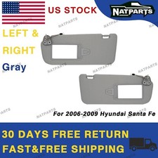 2006-2009 Hyundai Santa Fe Pair Gray Side Sun Visor 852100w110j4 852200w110j4 2006-2009 Hyundai Santa Fe Pair Gray Side Sun Visor 852100w110j4 852200w110j4