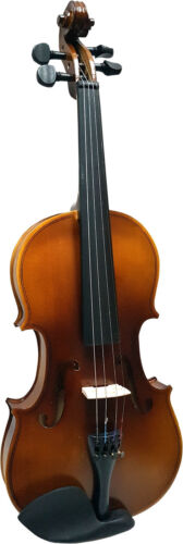 RETRO OPTIK 4/4 GEIGEN SET VIOLINE IM SET NATUR KOFFER BOGEN 4 FEINSTIMMER KOLOF - Bild 2 von 2