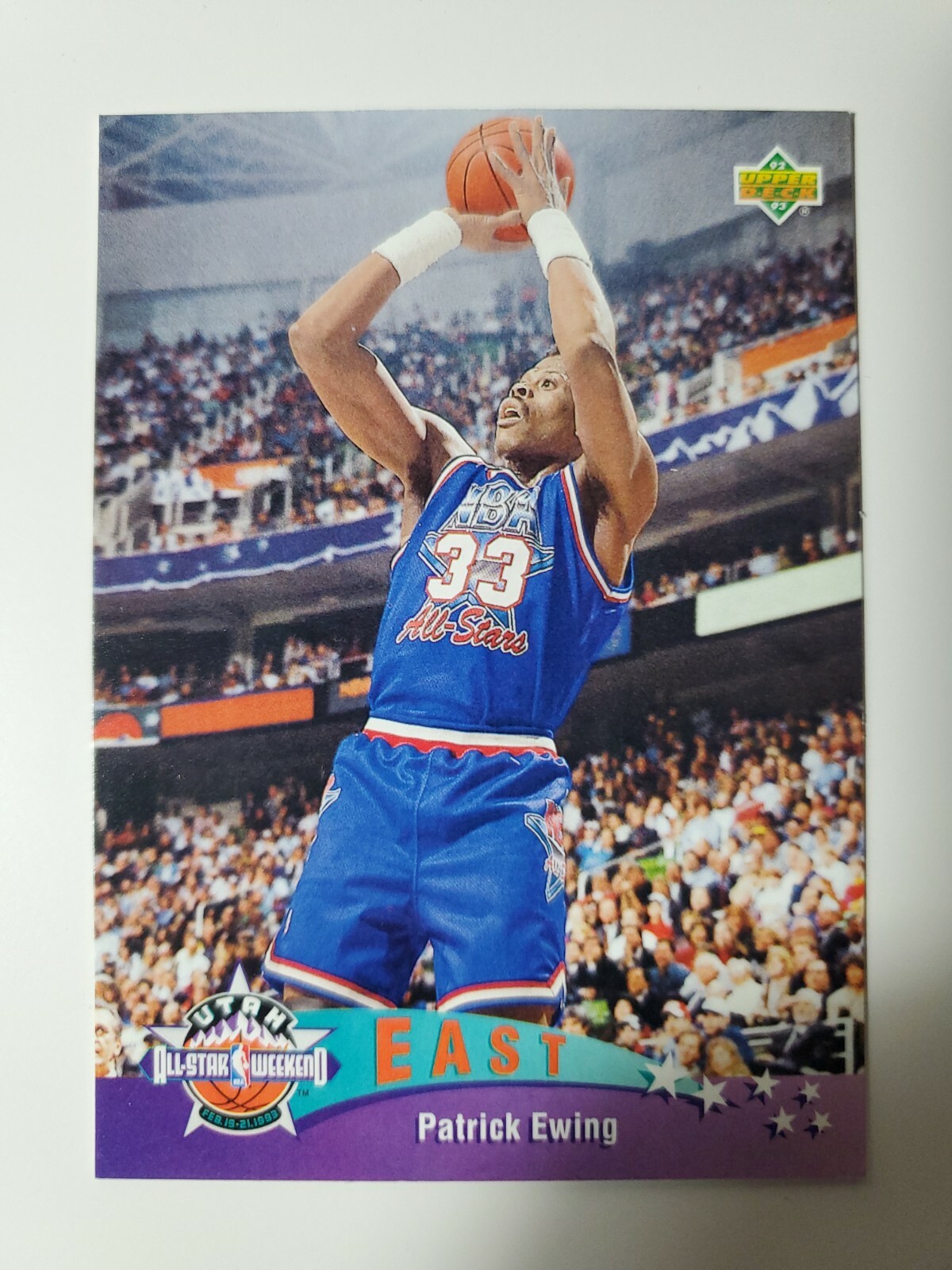 1992-93 Upper Deck Patrick Ewing ALL STAR card #429