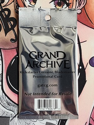 Grand Archive Tcg Kickstarter Lorraine Blademaster promotional Pack SEALED    