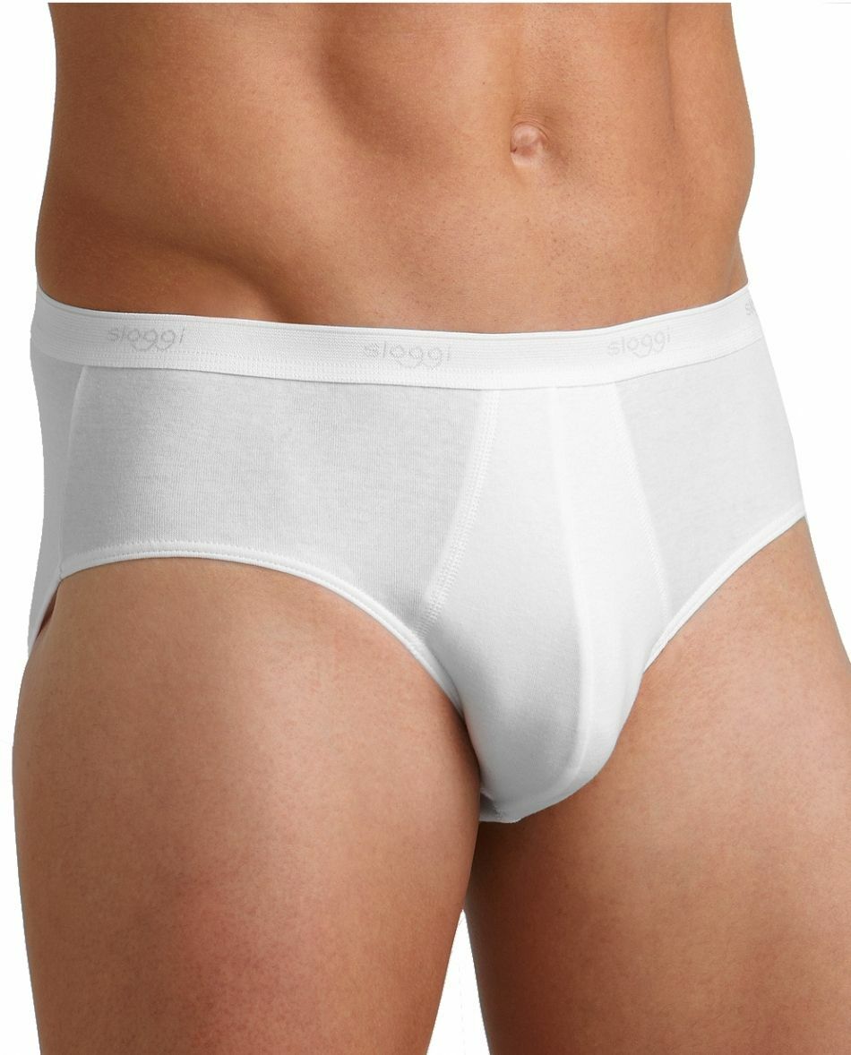 Lot De 2 Slips Hommes Sloggi - Coton Stretch Avec élastique Extérieur - Tailles XS à XXL
