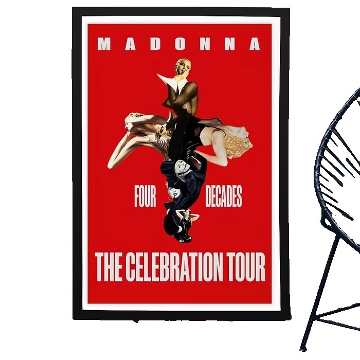 マドンナ　特大ポスター　当時物　1987 ワールドツアー　アメリカ製 Madonna Tour Poster | eBay