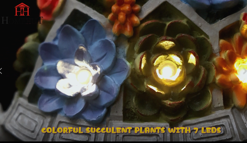 Garden Ornament Large Solar Powered Decorative Tortoise Turtle Light Up Lamp Dec - Picture 12 of 14