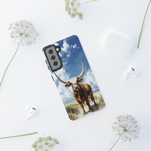 Bull Horns Blue Sky - Phone Ink Cover Case for iPhone, Galaxy, Pixel - 第 263/281 張圖片