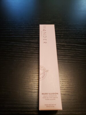 WANDER BEAUTY Nude Illusion Liquid Foundation in Light ~ 30 mL/1 oz