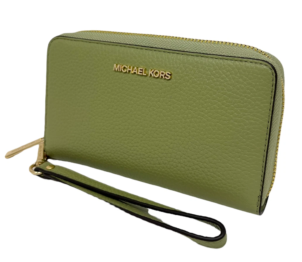 Michael kors wallet green deals