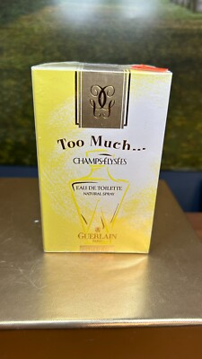 #ad GUERLAIN CHAMPS ELYSEES TOO MUCH EDT SEALED 50ML SPRAY $149.50