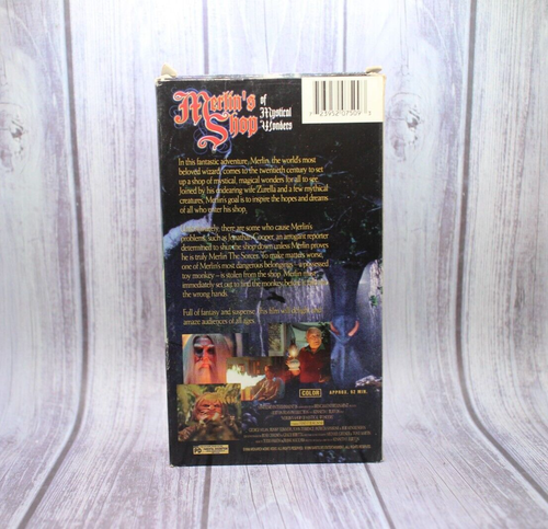 RARE Merlin’s Shop of Magical Wonders HORROR VHS Tape Fantasy Sci-Fi Magic - Picture 3 of 3