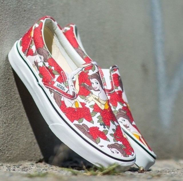 disney vans slip on