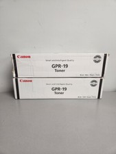 Canon GPR-19 0387B003 Black Toner Cartridge, imageRUNNER 7086 Lot of 2