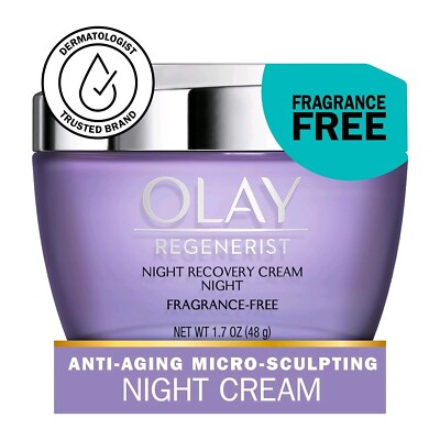Olay Regenerist Night Recovery Cream 1.7oz Anti Aging #1 Skin Care Wrinkle #1  