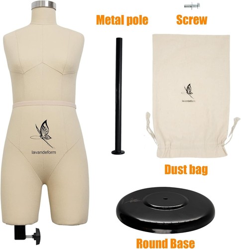 Half Scale Dress Form with Arms (Not Adult Full Size) Tailor Female Mannequin... - Picture 6 of 8