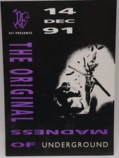 Rave Flyer-Madness of the underground-undisclosed location-1991-SizeA6-VGC