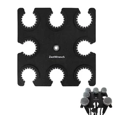 Square Multi Mic Holder for Wired and Wireless，Compatible with 5/8" 3/8" Mic ...