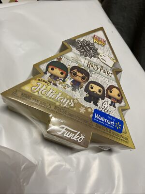 New Harry Potter Holiday Pocket POP! Harry Ron Hermione Hagrid