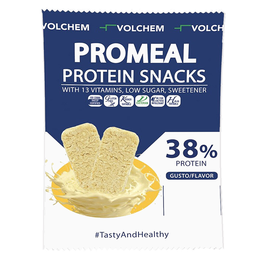 VOLCHEM PROMEAL PROTEIN SNACKS 37,5 GR Cookie-Cioccolato Bianco