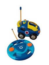 Childs Remote Control POLICE car W/ Lights Sounds Works Great Toddler Toy S RC