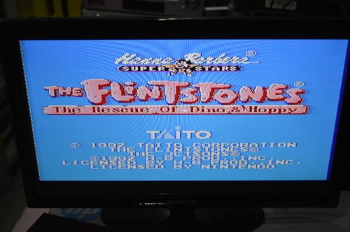Jeu game The Flintstones the rescue of Dino & Hoppy console Nintendo NES PAL FAH - Photo 4/5