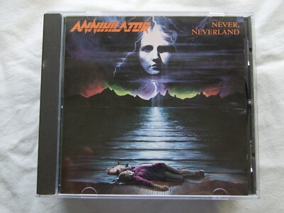ANNIHILATOR-'' NEVER NEVERLAND'' CD 1ST PRESS 1990 NO IFPI