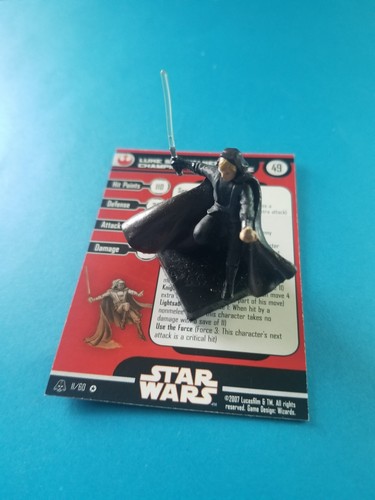 Star Wars Miniatures Very Rare Luke Skywalker Champion Force 1/60 w/ Card! A&E