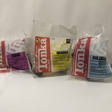 1994 McDonalds Happy Meal Toys Tonka Set of 3 NEW Sealed Packages 6,7,8