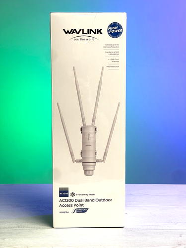 WAVLINK AC1200 Outdoor WiFi Extender with Gigabit Ports for High-Speed Wireless - Picture 2 of 11