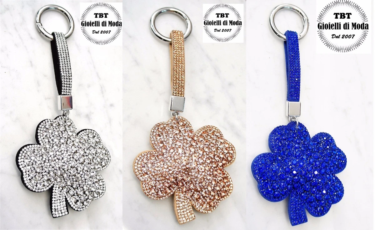 Portachiavi Da Donna Rosa A Forma Di Borsetta Con Strass - Ciondolo Per Borse Tote, Accessorio Moda Per Ragazze E Adolescenti - 2