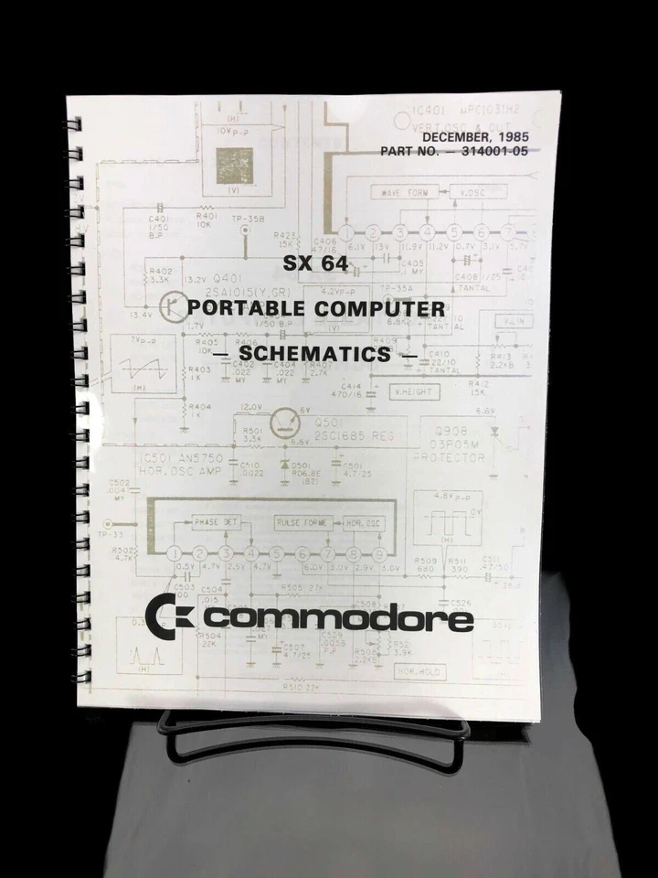Commodore C 64 Service & Diagnostic & SX 64 Schematics & C 128D Service Bundle - Image 4 of 4