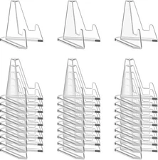 Card Display Stand, 30 Pack Clear Stands, Arcylic Display, 