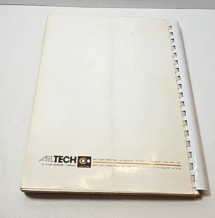 Ailtech 707 Spectrum Analyzer Service Manual Revision A - Image 2 of 2