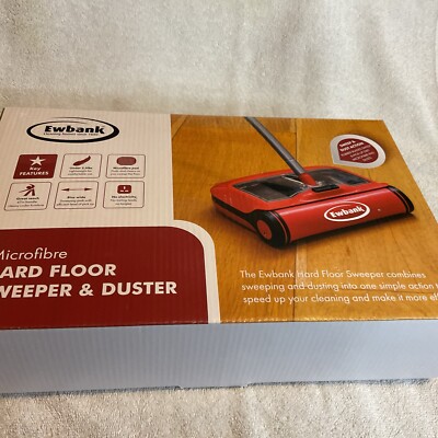 We bank Microfiber Hard Floor Sweeper & Duster New In Box