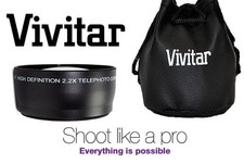 Telephoto Lens Pro HD4 Vivitar Optics 2.2x For Panasonic HC-V720K HC-V720