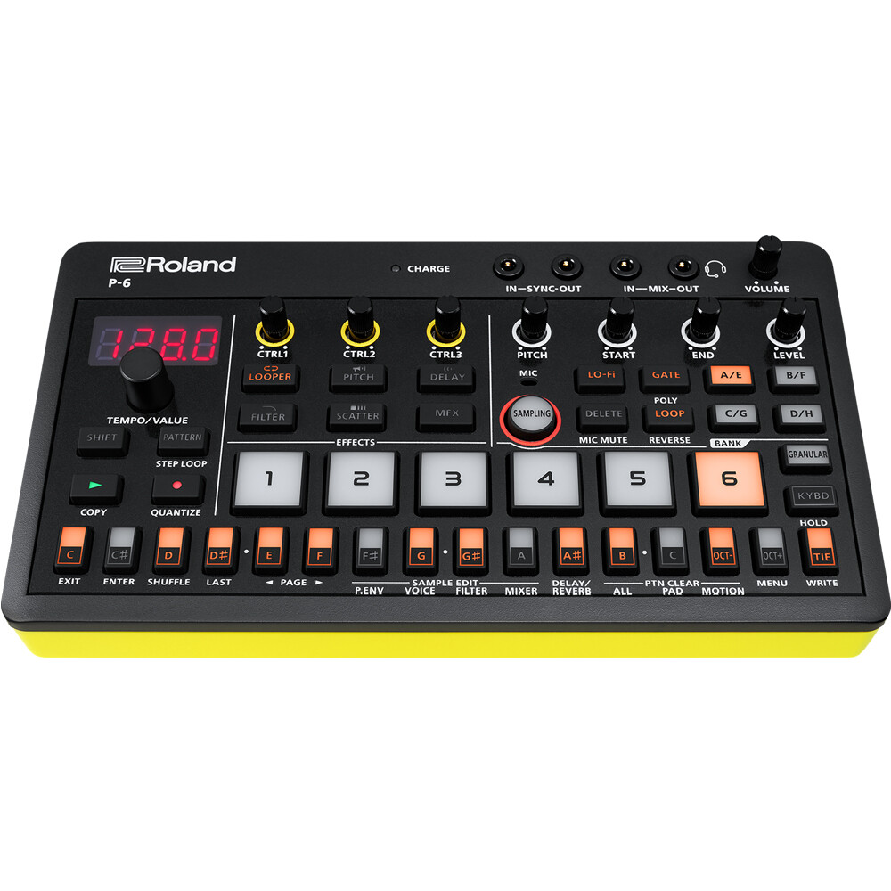 Roland AIRA P-6 MIDIコントローラー Roland Aira Compact P-6 Sampler & Sequencer, Battery Powered | eBay UK
