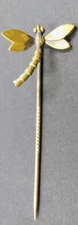 Antique Vintage Dragonfly PSCO Stick Pin Signed Plainsville Stock Co. WB10-103