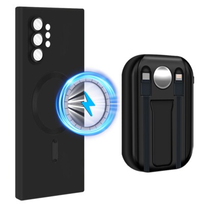 Fast Charging Home 10000mAh Power Bank Magnetic Case for Samsung Galaxy Note 10+