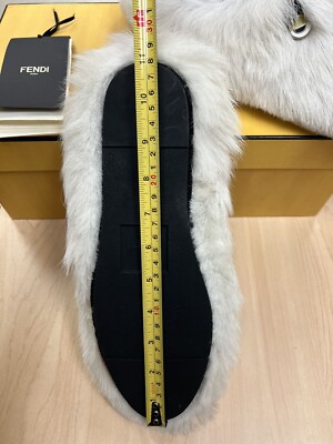 Fendi Slip-Ons Room Shoes Slipper Motif Fur Mens | eBay display picture 2