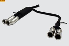 Ulter Duplex Sportauspuff 2 x 80mm eingerollt - Opel Tigra ab Bj. 94 1.4l bis 1.
