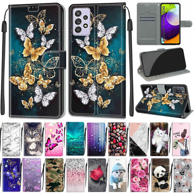 Magnetic Leather Wallet Pattern Case Cover for Samsung A12 A13 A53 A32 A52 A425G
