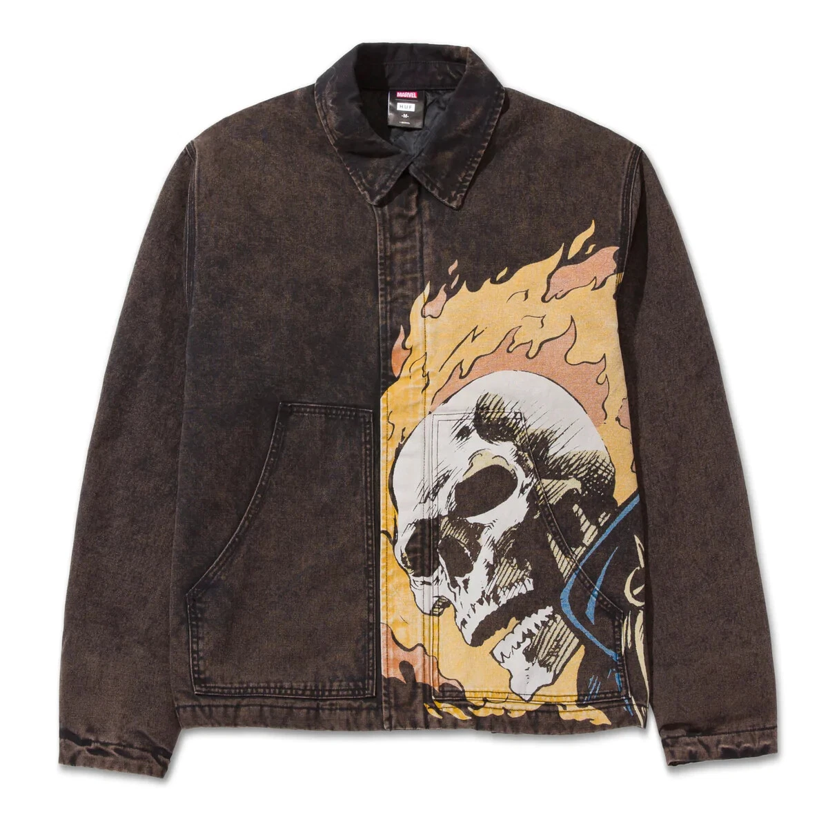 HUF x Marvel Ghost Rider Work Jacket Size L SOLD OUT | eBay