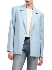 Equipment Femme Women's Cedric Wool Blend Blazer Jacket Size 8 Nwt
