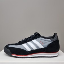 Adidas SL 72 Scarpe da ginnastica vintage nere rosse - (G02935)