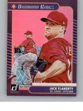 2021 Donruss Jack Flaherty 22 Holo Pink St. Louis Cardinals