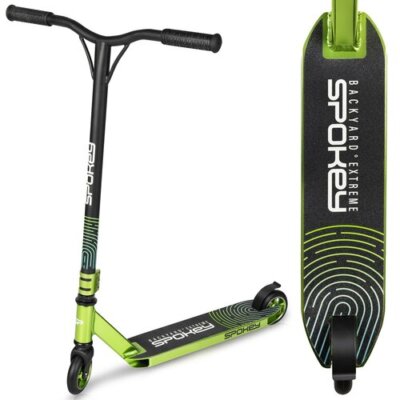 SPOKEY - Stuntscooter Cityroller Backyard extreme - Stuntscooter - green - 110er