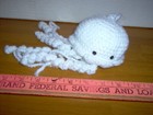 New, handcrafted/crochet white jellyfish #1 — photo 1