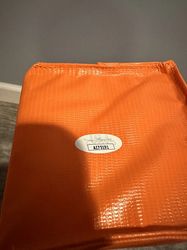 DELANIE WALKER SIGNED TOUCHDOWN PYLON TENNESSEE TITANS JSA STICKER COA AUTO Foto 2 de 2